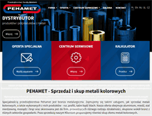 Tablet Screenshot of pehamet.pl